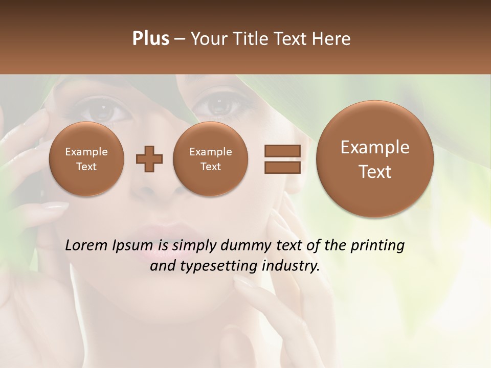 Love Hat Decoration PowerPoint Template