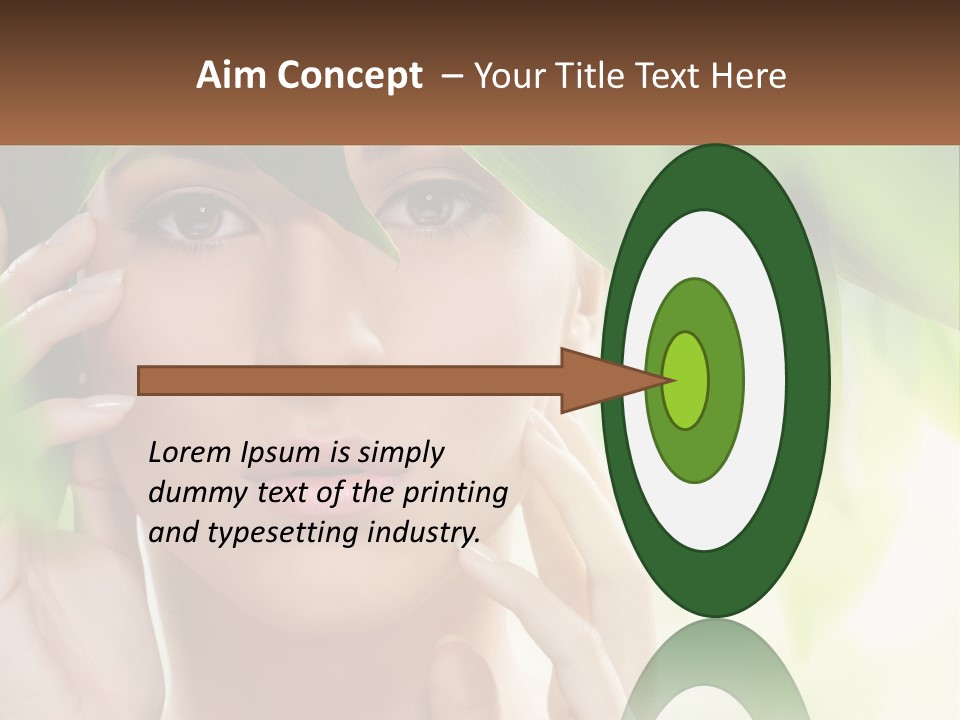 Love Hat Decoration PowerPoint Template