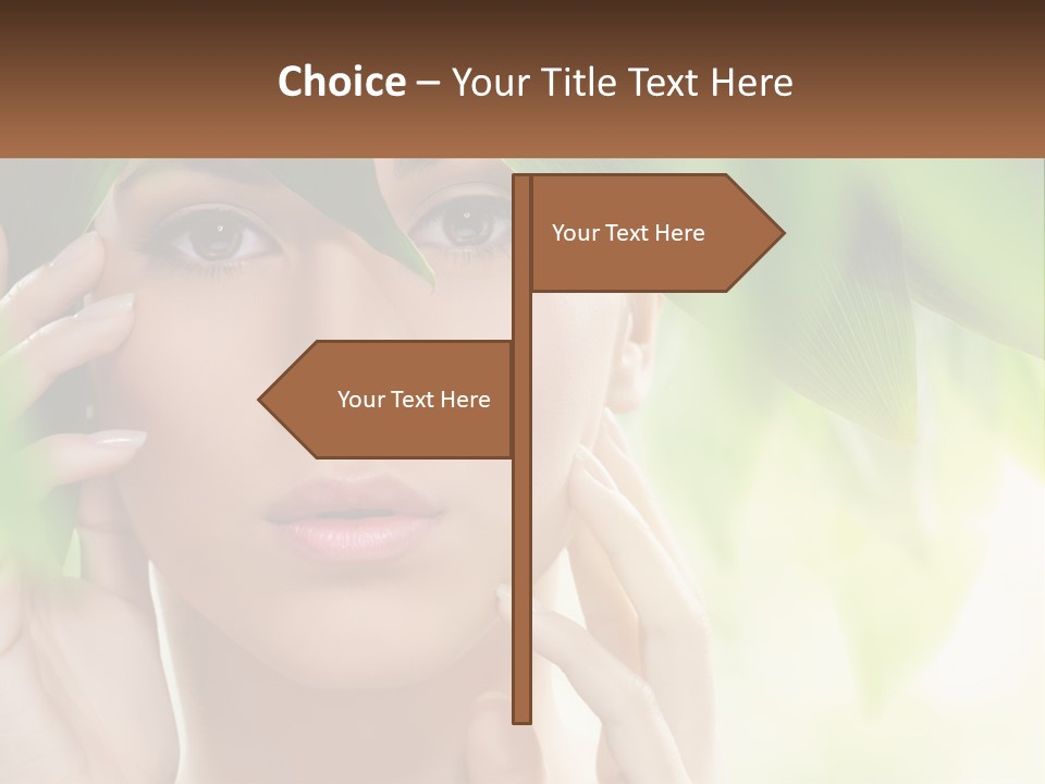 Love Hat Decoration PowerPoint Template