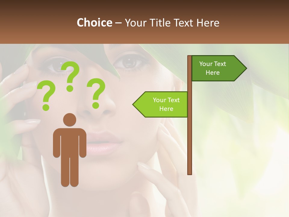 Love Hat Decoration PowerPoint Template