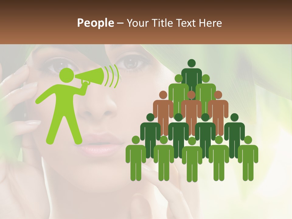 Love Hat Decoration PowerPoint Template