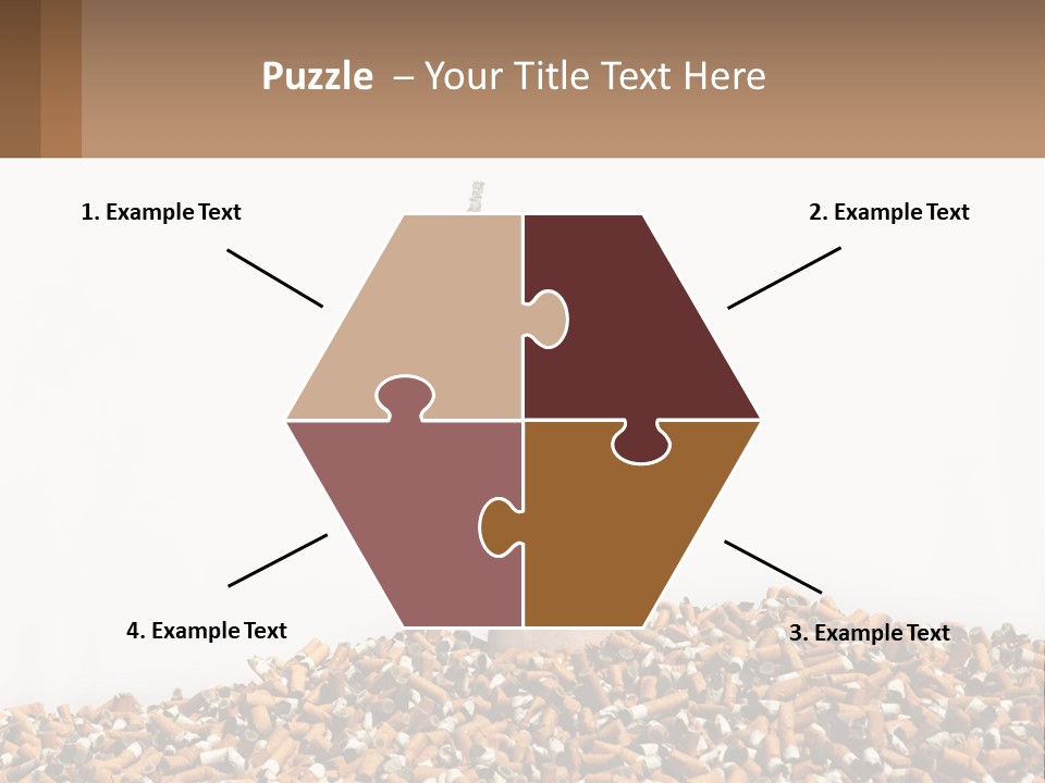 Vector Flag Postage PowerPoint Template