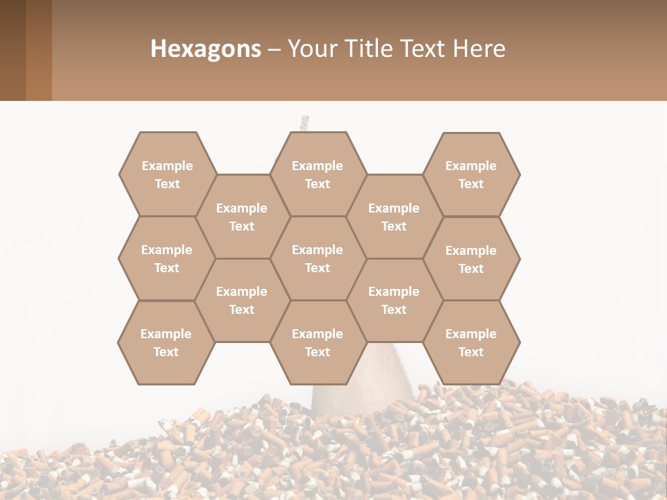 Vector Flag Postage PowerPoint Template