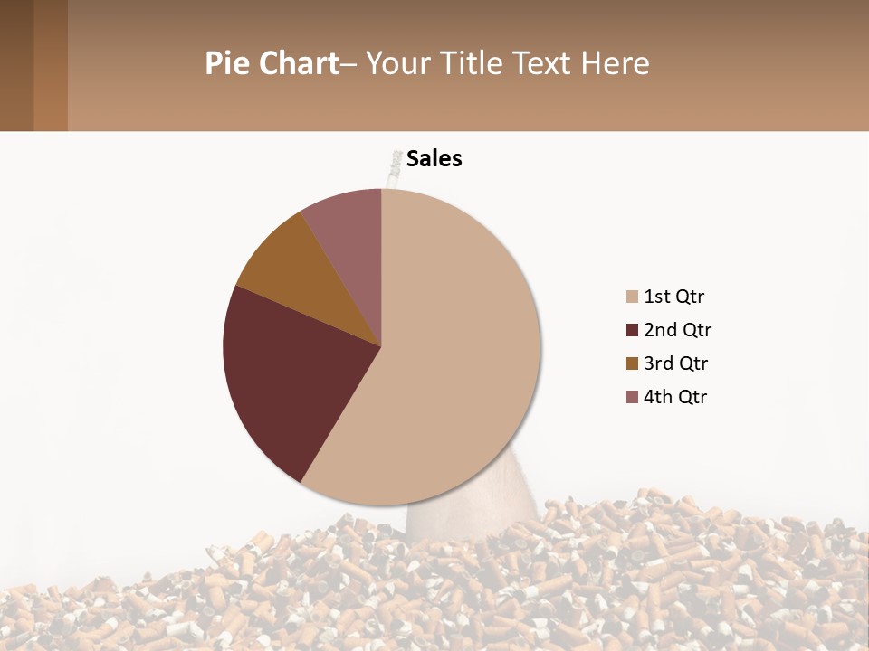 Vector Flag Postage PowerPoint Template