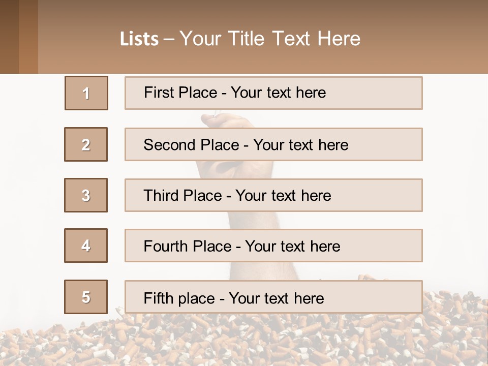 Vector Flag Postage PowerPoint Template