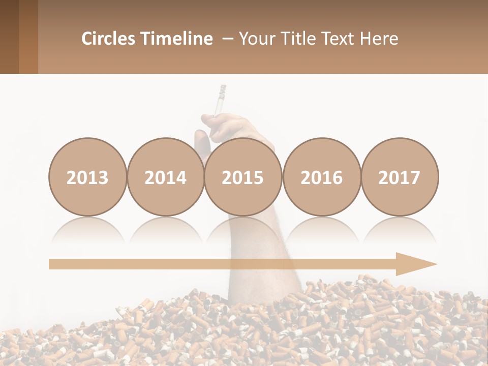 Vector Flag Postage PowerPoint Template