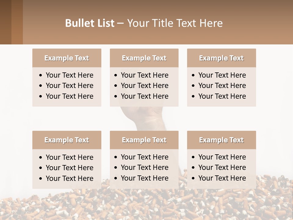 Vector Flag Postage PowerPoint Template