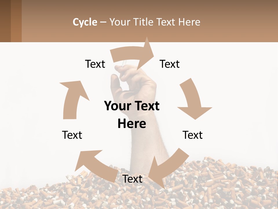 Vector Flag Postage PowerPoint Template