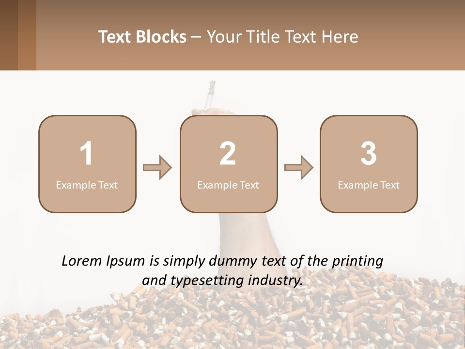 Vector Flag Postage PowerPoint Template
