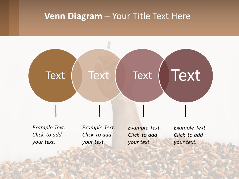 Vector Flag Postage PowerPoint Template