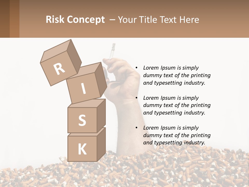 Vector Flag Postage PowerPoint Template