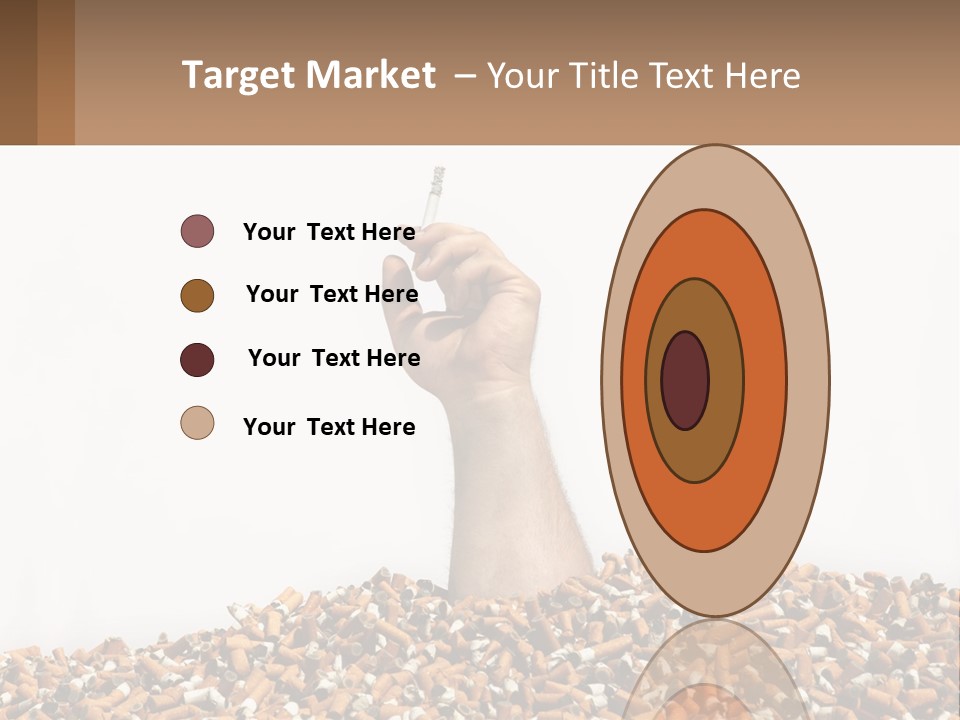 Vector Flag Postage PowerPoint Template