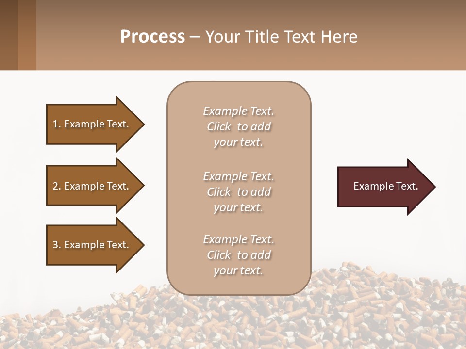 Vector Flag Postage PowerPoint Template