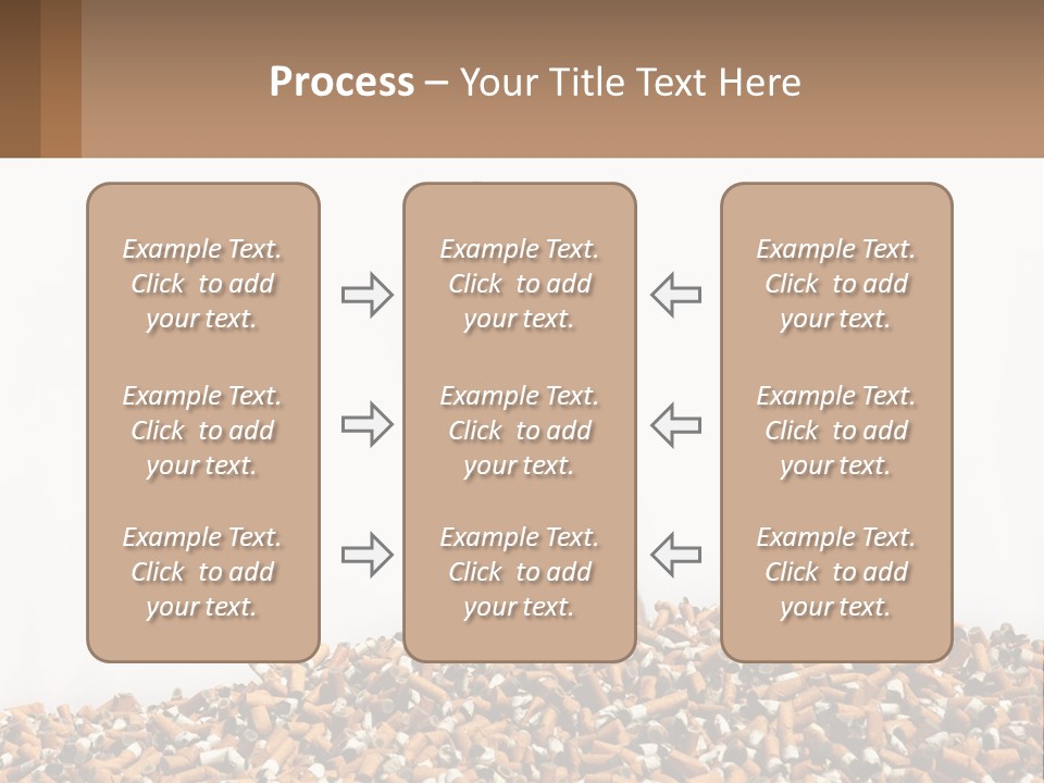 Vector Flag Postage PowerPoint Template