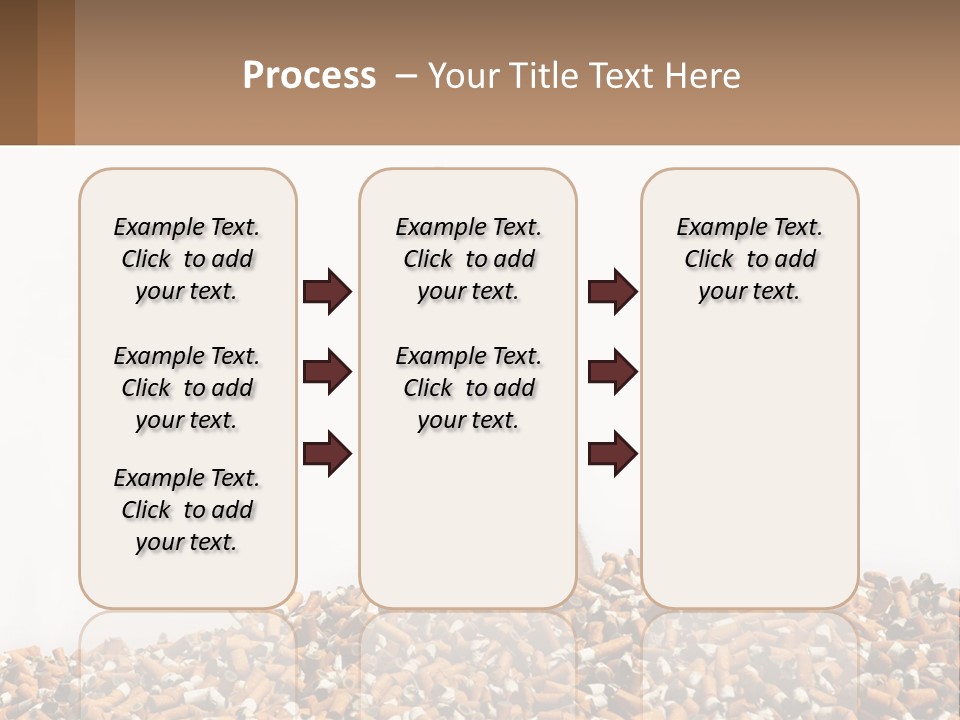 Vector Flag Postage PowerPoint Template