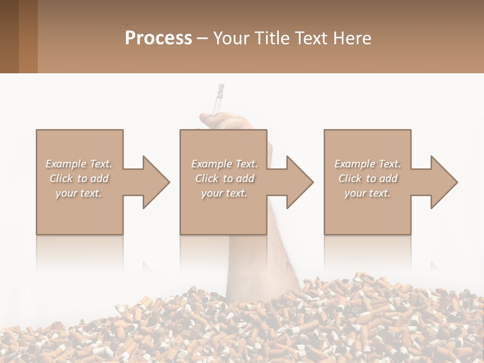 Vector Flag Postage PowerPoint Template