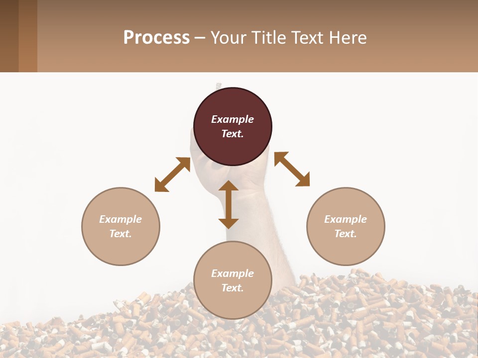 Vector Flag Postage PowerPoint Template
