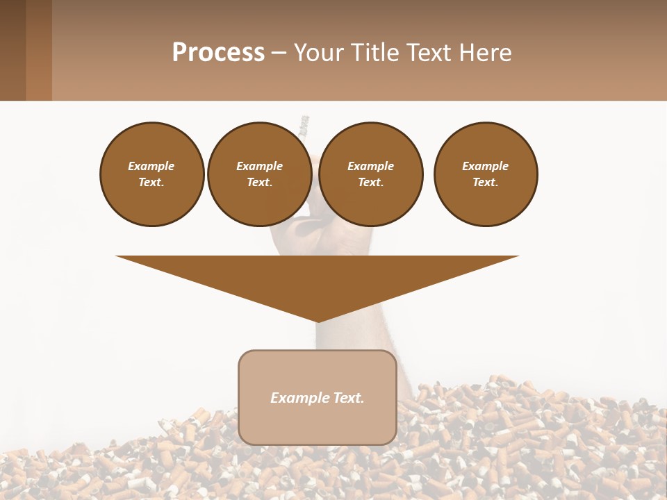 Vector Flag Postage PowerPoint Template