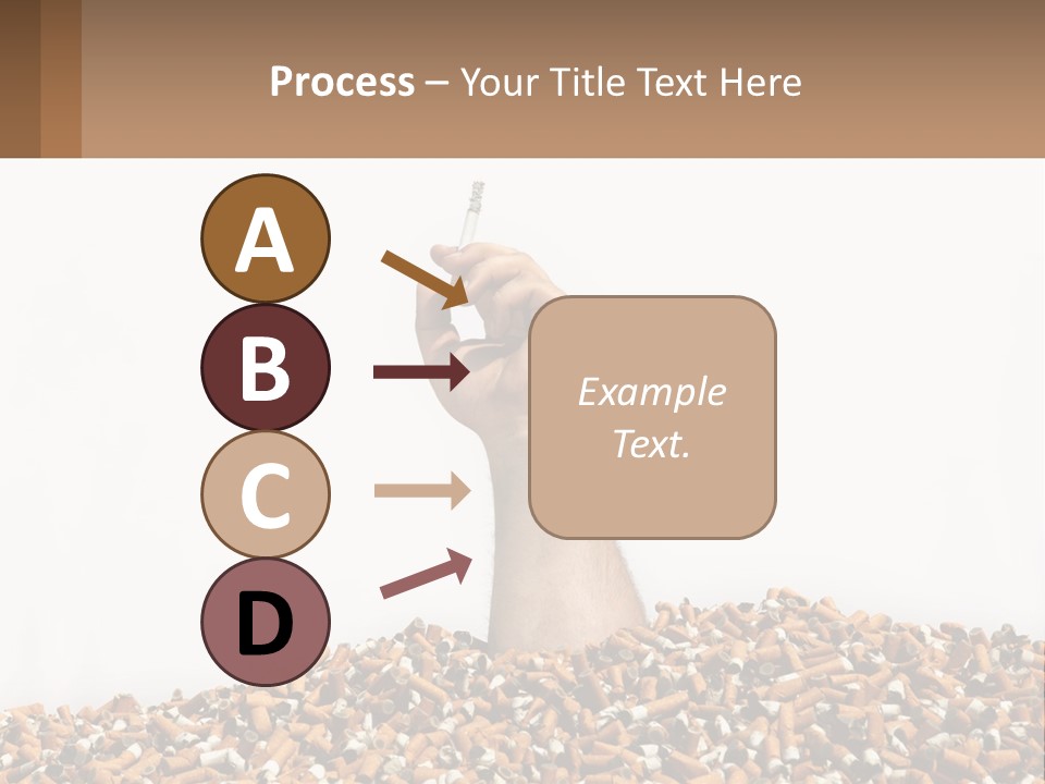 Vector Flag Postage PowerPoint Template