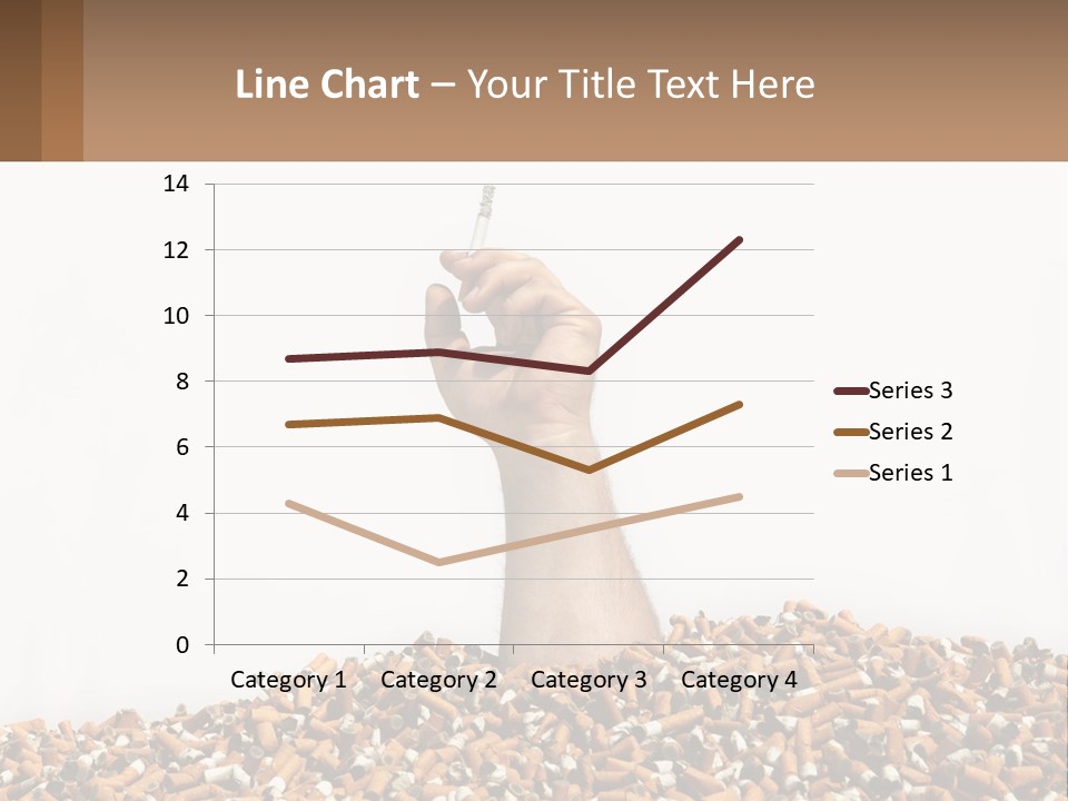 Vector Flag Postage PowerPoint Template