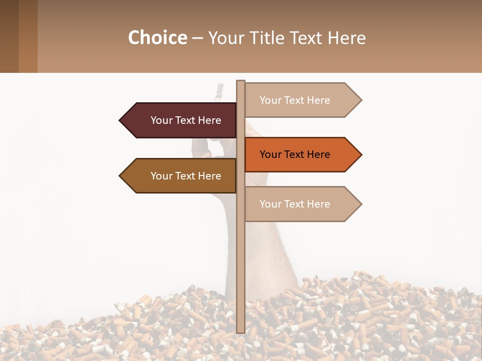 Vector Flag Postage PowerPoint Template