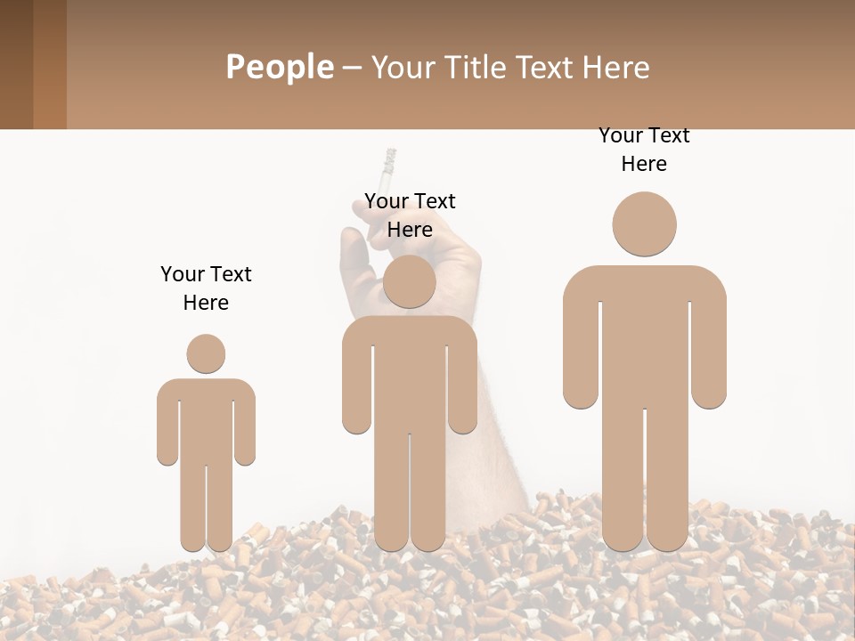 Vector Flag Postage PowerPoint Template