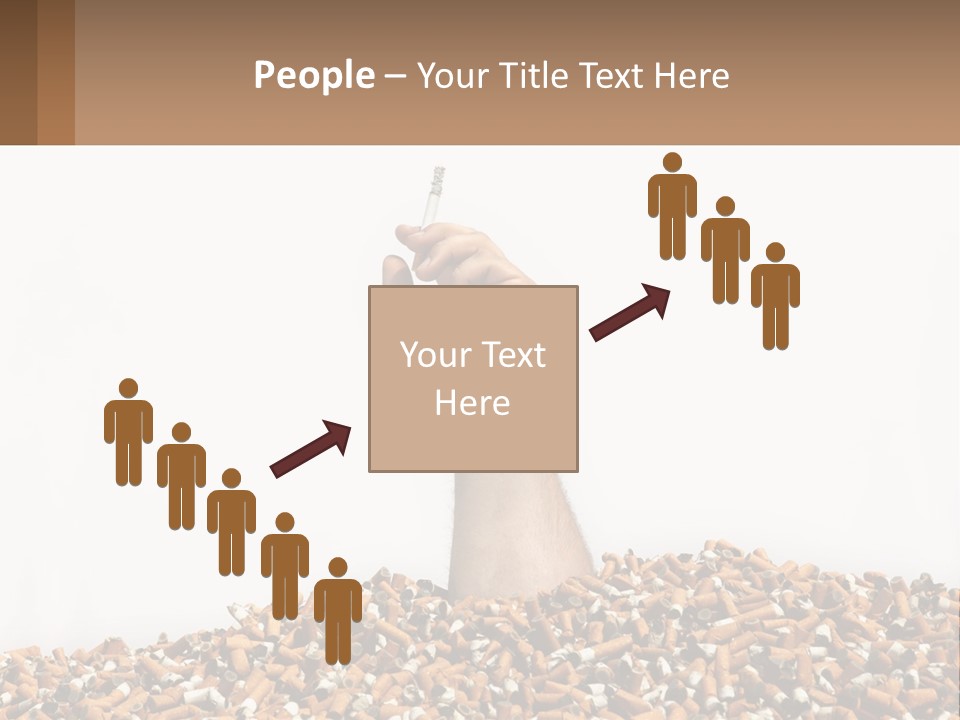 Vector Flag Postage PowerPoint Template