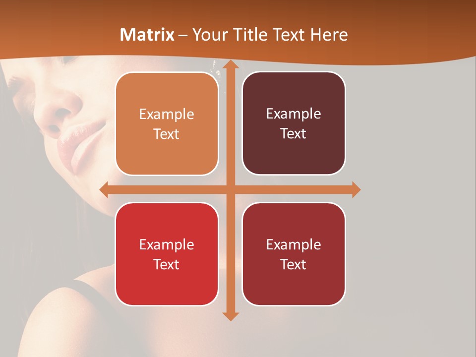 Element Cartoon Flower PowerPoint Template