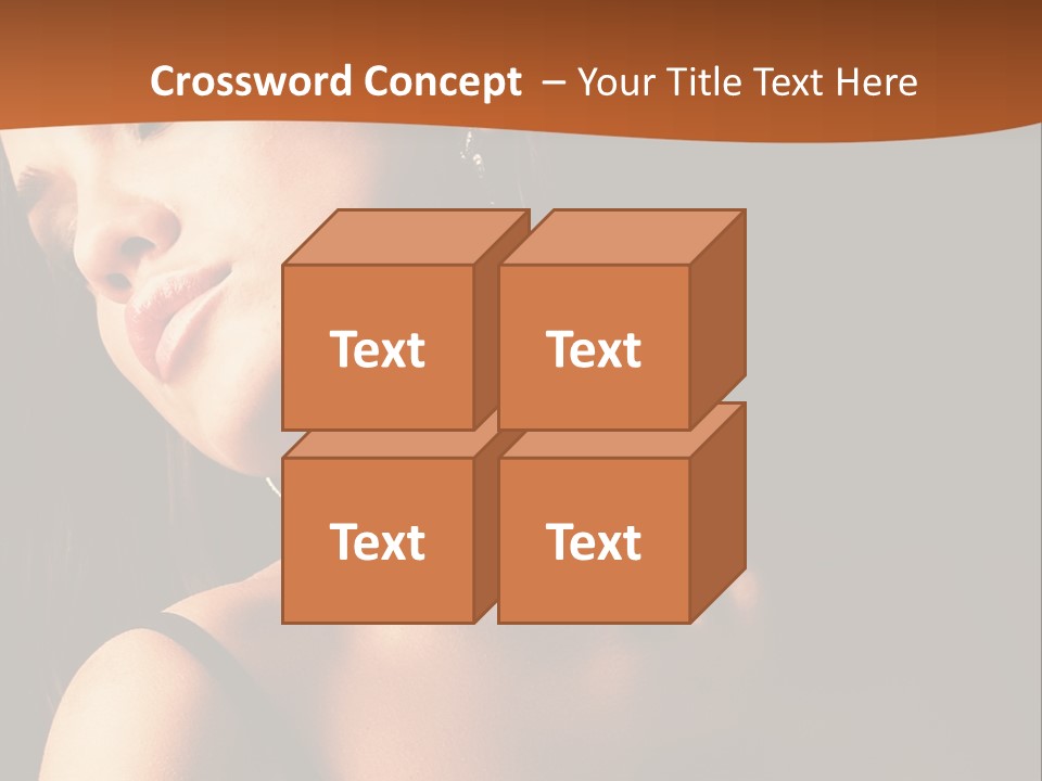 Element Cartoon Flower PowerPoint Template