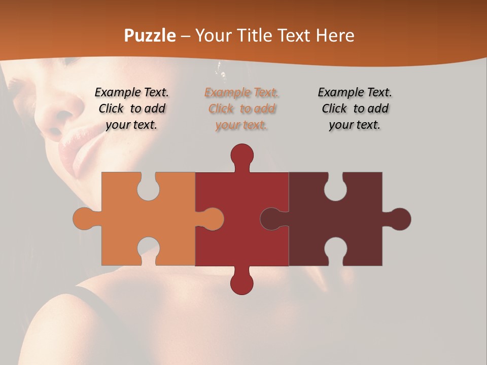 Element Cartoon Flower PowerPoint Template