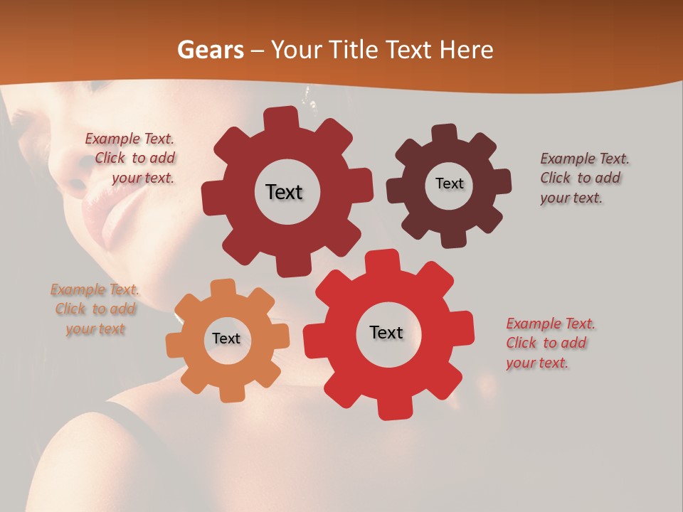 Element Cartoon Flower PowerPoint Template