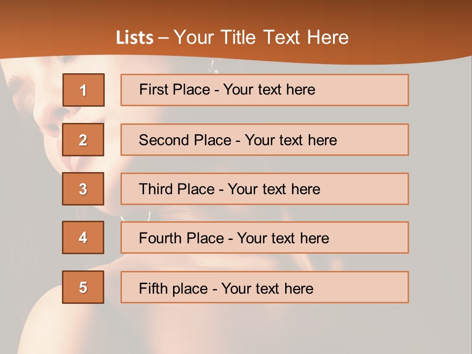 Element Cartoon Flower PowerPoint Template
