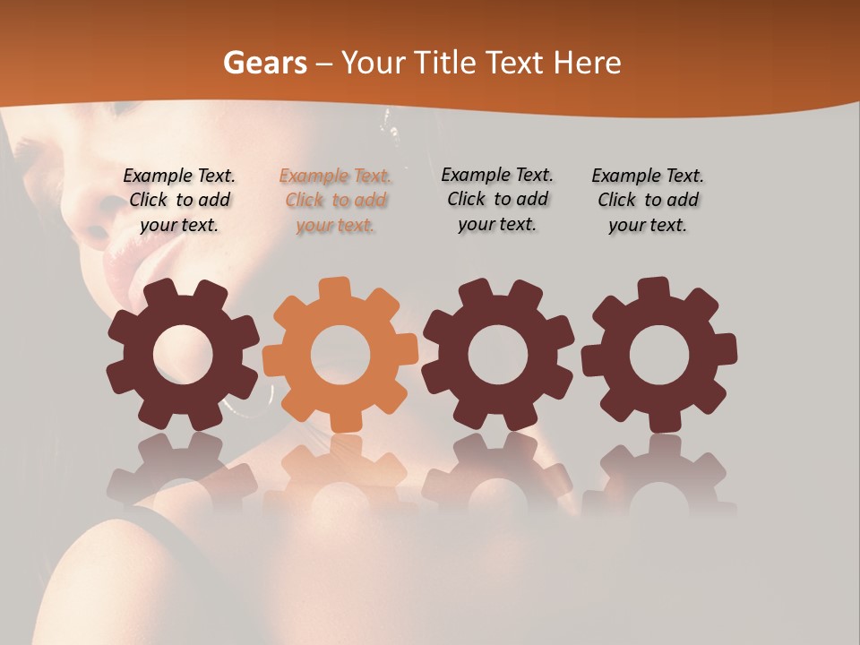 Element Cartoon Flower PowerPoint Template