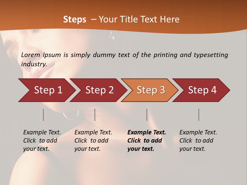 Element Cartoon Flower PowerPoint Template