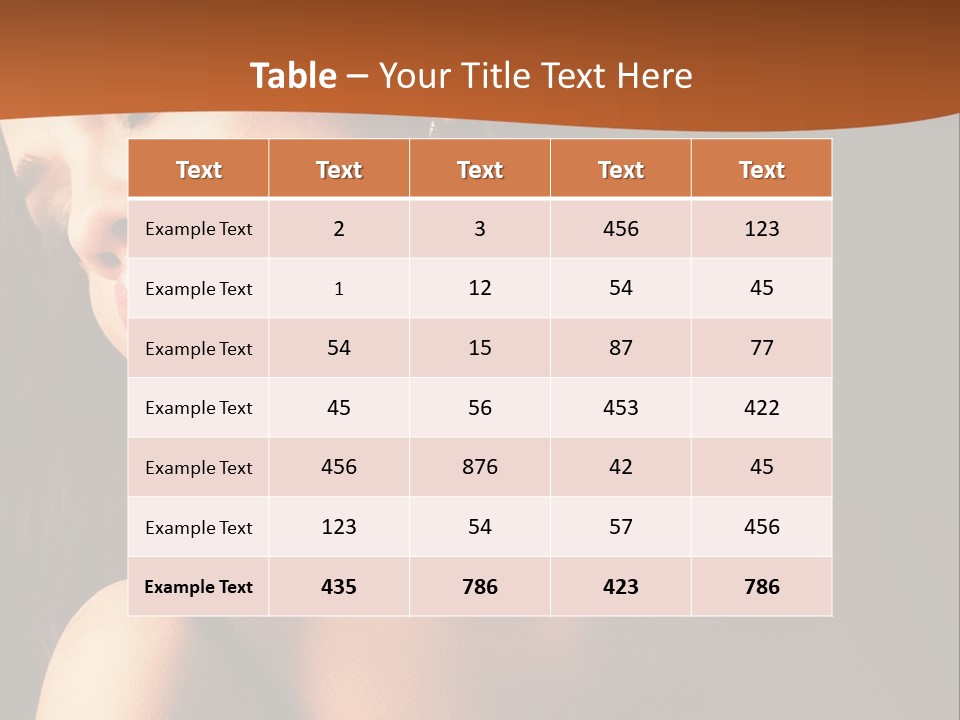 Element Cartoon Flower PowerPoint Template