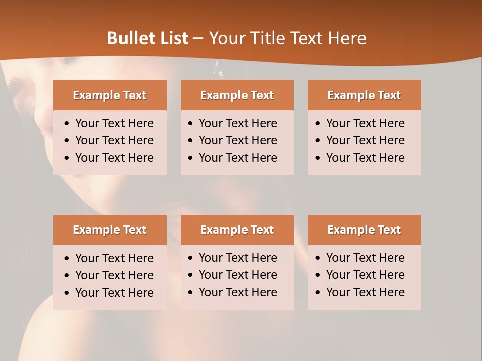 Element Cartoon Flower PowerPoint Template