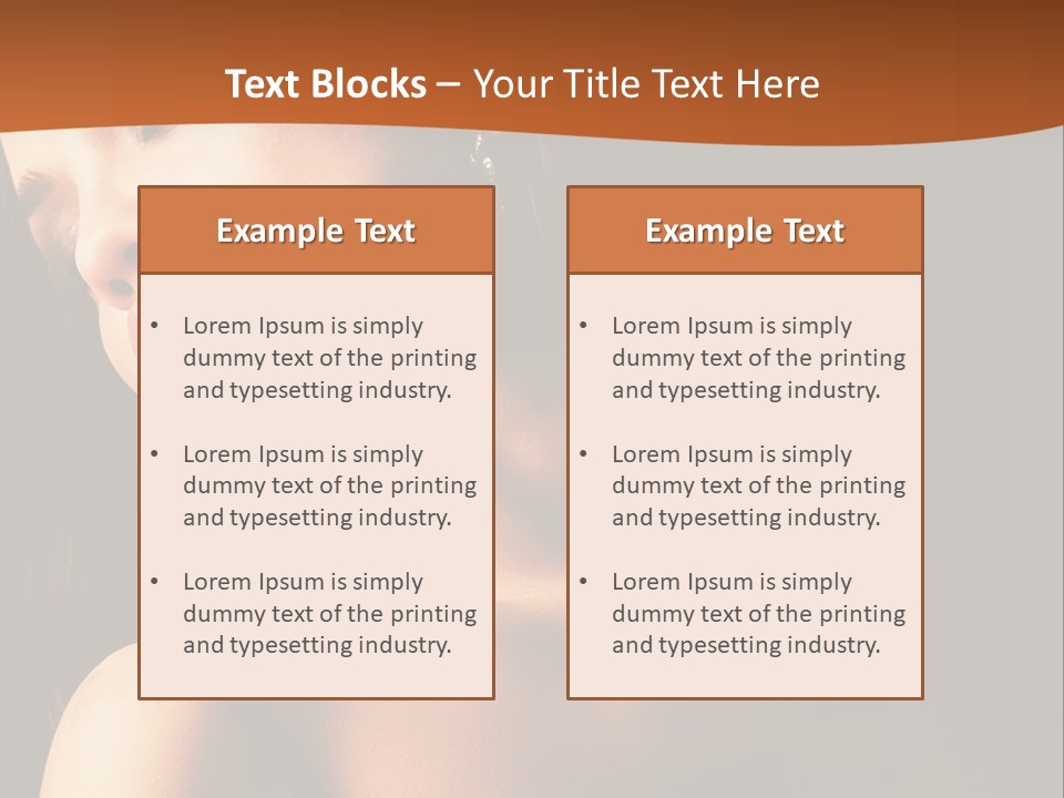 Element Cartoon Flower PowerPoint Template