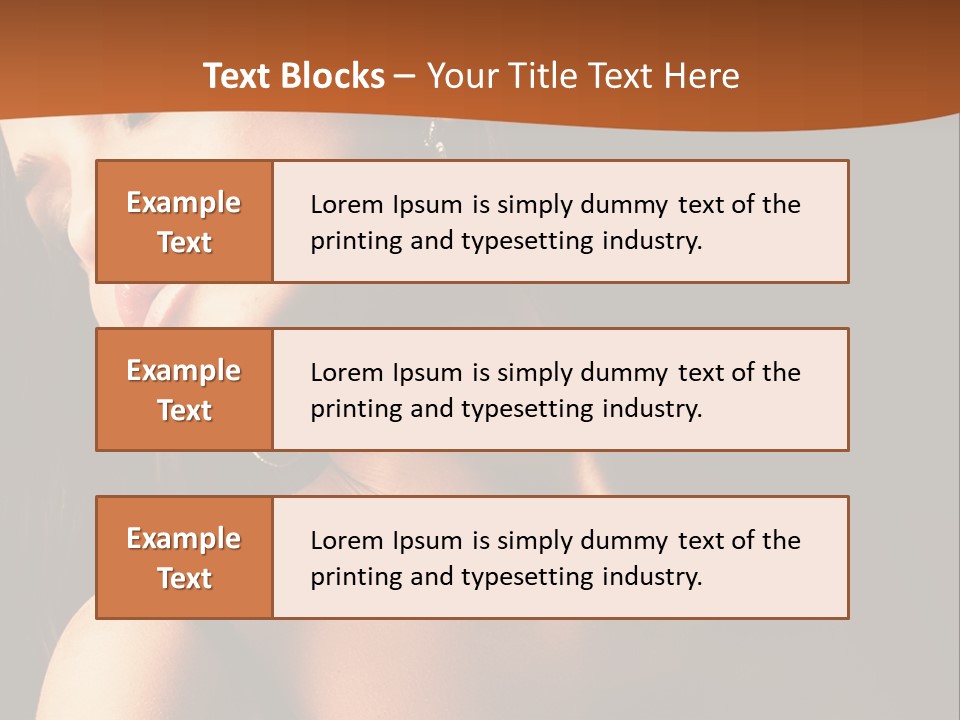 Element Cartoon Flower PowerPoint Template