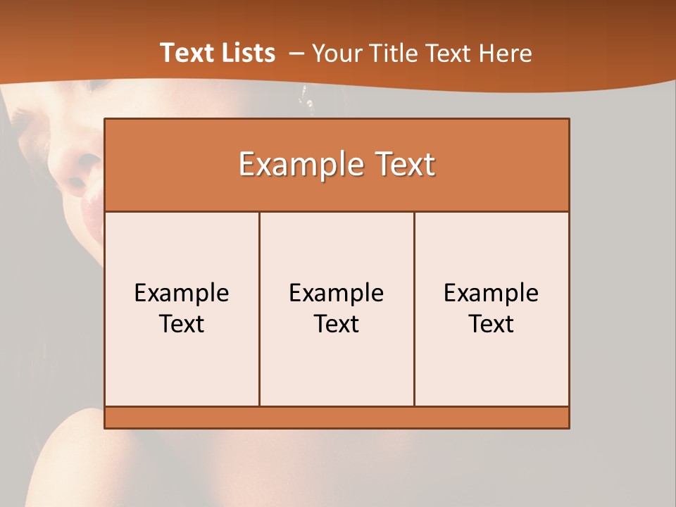 Element Cartoon Flower PowerPoint Template