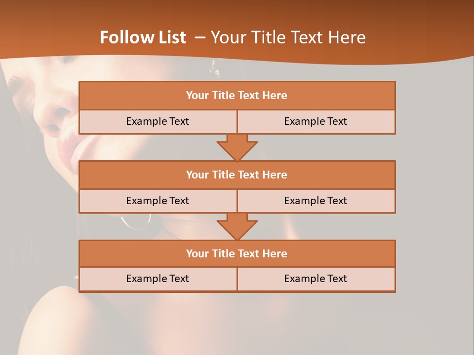Element Cartoon Flower PowerPoint Template