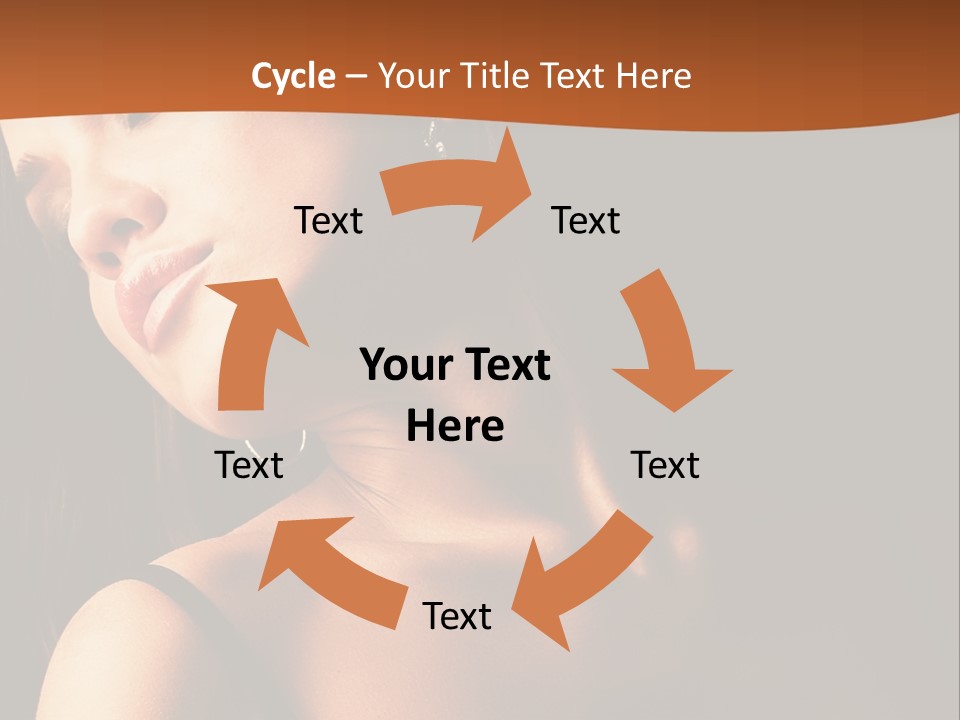 Element Cartoon Flower PowerPoint Template