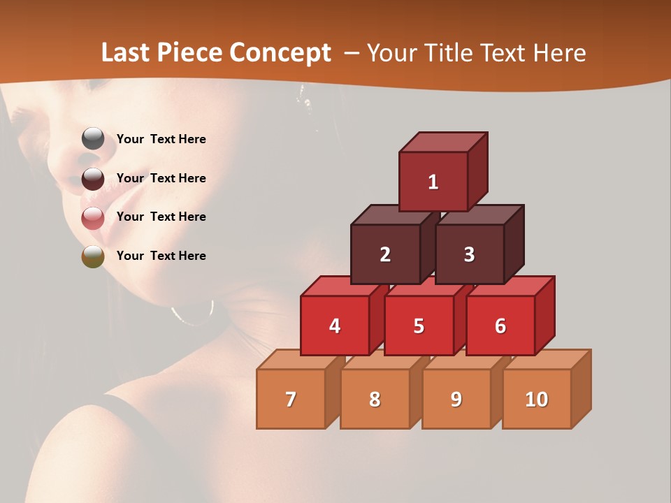 Element Cartoon Flower PowerPoint Template