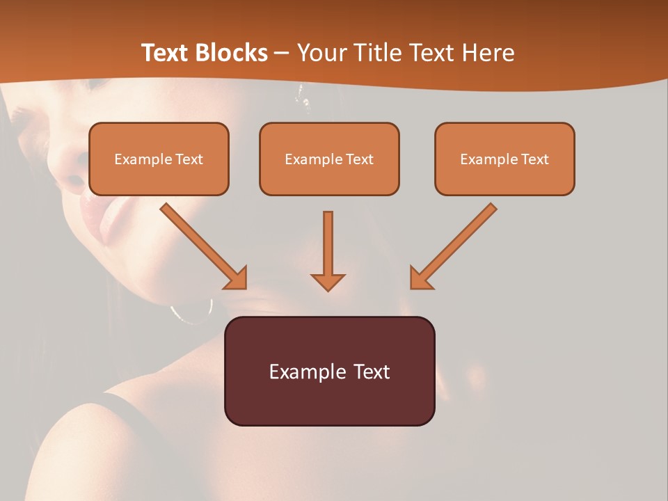 Element Cartoon Flower PowerPoint Template