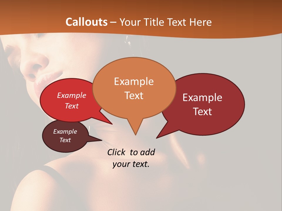 Element Cartoon Flower PowerPoint Template