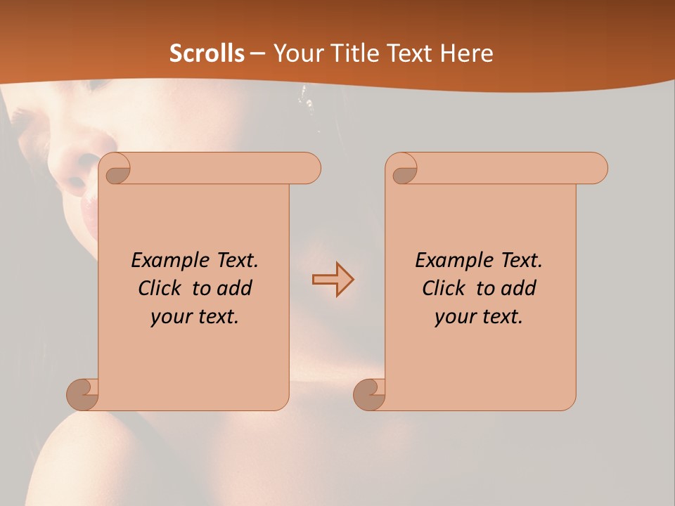 Element Cartoon Flower PowerPoint Template