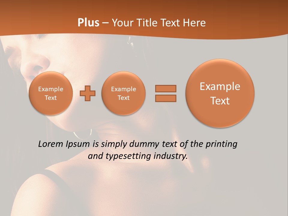 Element Cartoon Flower PowerPoint Template