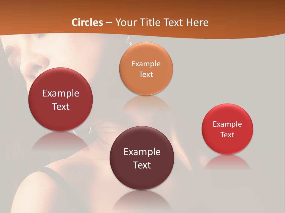 Element Cartoon Flower PowerPoint Template