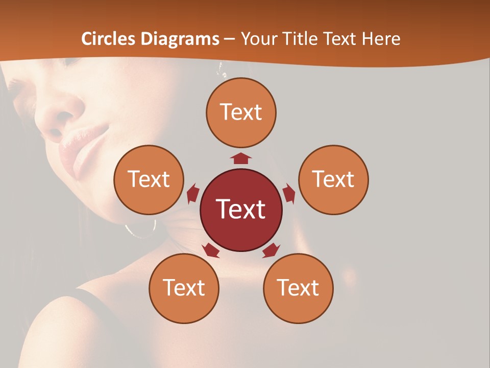 Element Cartoon Flower PowerPoint Template