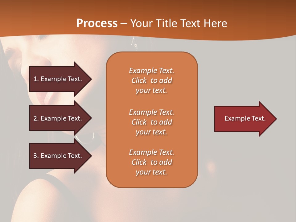 Element Cartoon Flower PowerPoint Template