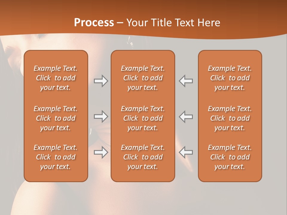 Element Cartoon Flower PowerPoint Template